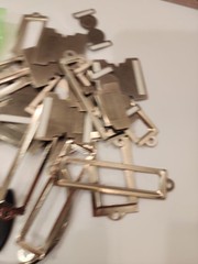 Large Lot Of Decorative Brads Buttons Embellishments For Scrapbooking