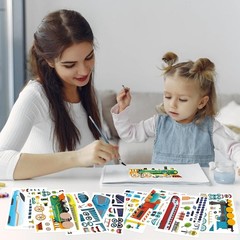 High-Quality Train Stickers Sheets for Kids – DIY Creativity & Party Supplies