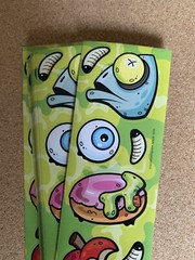 Gross Slime Sticker Sheets Halloween Rotten – 1 Sheet