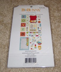 Bo Bunny Noteworthy Page Accents ~ Toy Box