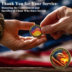 Bulk 50 Pcs Military Challenge Coins – Veterans Appreciation Gifts for All
