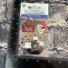 Ek Sandylion Jolee’s Pirate Beach Clouds Dimensional 3D Stickers Embelishments