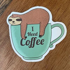 COFFEE Stickers, 20pcs, cafe, coffee lovers beverage, decals, FREE Shipping*