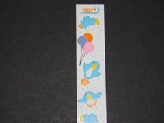 Vintage Toots 1982 BLUEBIRDS Sticker Strip by Cardesign #MUS 138 Blue Bird