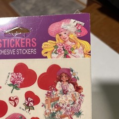 Vintage NOS American Greetings Forget Me Not Peppermint Rose Scented Stickers