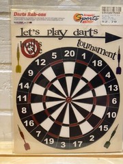 2008 Scrappin’ Sports & More DARTS Rub-on Transfers NEW