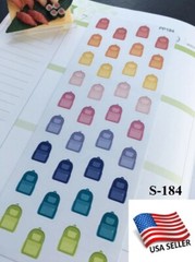 Erin Condren Planner Sticker – Back to School, Test, Exam, No School, Homework