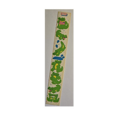 Vintage 1983 Toots by Cardesign Inc. Alligators Sticker Strip #MUS 146