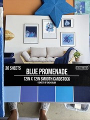 *Bulk* Blue Paper Scrapbooking, Project, Crafting Paper