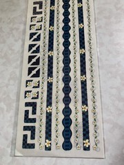 PROVOCRAFT STICKERS BORDERS 7 BORDERS 24PCS, 31 TOTAL PCS