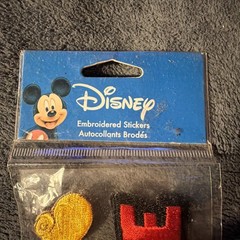 MICKEY MOUSE TITLE Embroidered Stickers (8pc)Disney•Gloves•Head Icons•Disneyland