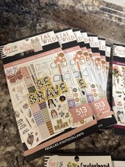 Lot Of 15 Happy Planner Sticker Sheets Painted Blossoms Beautiful Bloom Colorful