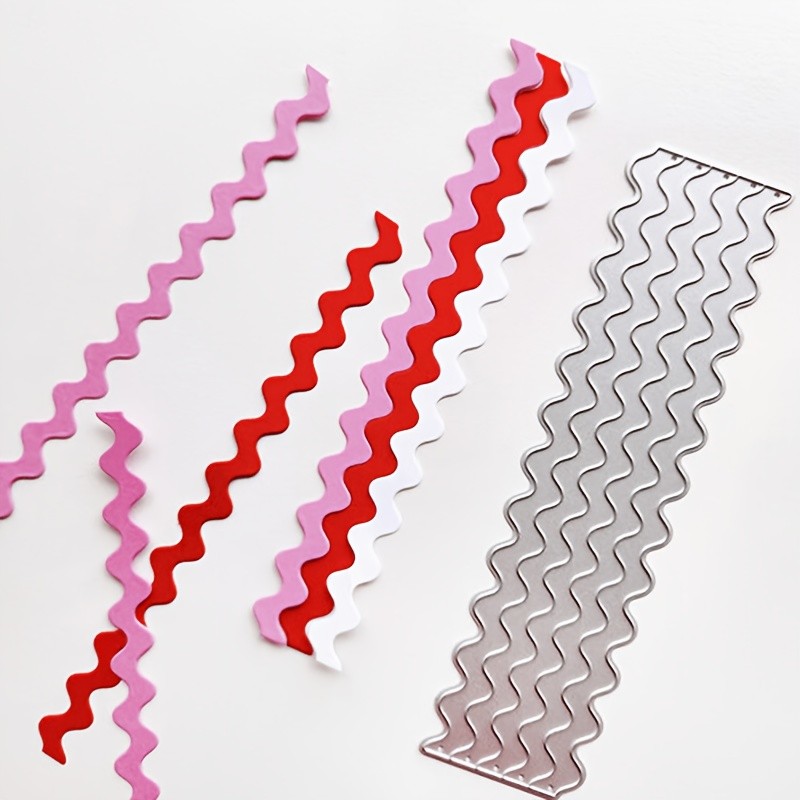 Make Waves Ric Rac Zig Zag design Metal Die Cutting Cut Dies