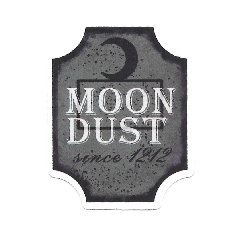 Moon Dust Sticker Vinyl Decal Celestial Scrapbook Journal Magic Witchy Art