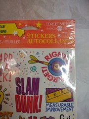 American Greetings Forget Me Not Stickers 8 Sheets Vintage