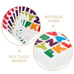 10 Sheet Colorful Letter Stickers Alphabet Stickers Small Letter Stickers