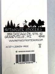 Not So Cute Xtreme Skateboard Stickers 2003 NOS Retro Scrapbooking Stickers
