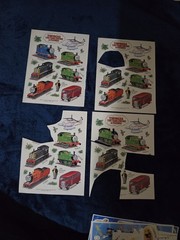 Vintage Hallmark Sticker Lot – Barney Toy Story Barbie Thomas Train Bob Builder