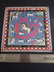 Vintage Stickers Unicorns Rainbow Hearts Prism Sticker Sheet VTG 90s PLS READ