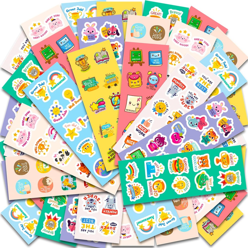 Back to Supplies,400 Pcs Teacher Motivational Stickers for