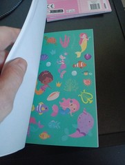 STICKERBOOK FOR KIDS 18 SHEETS A5 MERMAID (B)