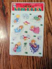 Vintage Holiday Stickers by Paper Magic Group 4 Sheets New In Package Sealed