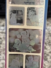 Vintage Lisa Frank Cats Kittens Hologram Stickers Sheet Long Sealed P488 Damaged