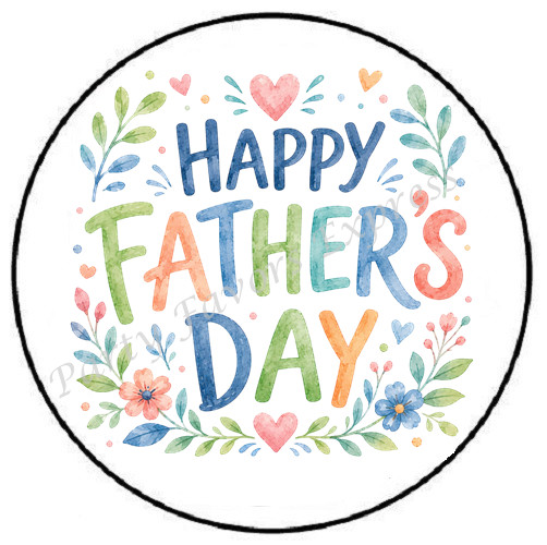 HAPPY FATHERS DAY ENVELOPE SEALS LABELS STICKERS PARTY FAVORS