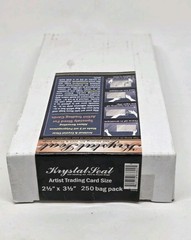 Krystal Seal ATC Art Archival Polyethylene Sealing Bags 2.5″ X 3.5″ 250 Pack