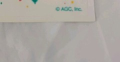 2 Vintage AGC Inc Various Patterns Sticker Sheets Thank You, Happy Birthday Luck