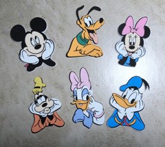 Mickey Mouse & Pals Die Cuts, U choose size, 2″ to 7″ tall – Disney – Scrapbook
