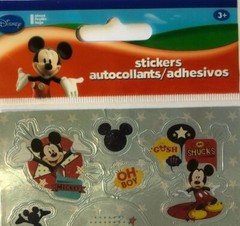MICKEY MOUSE Foil Stickers(17pc) Disney•Sandylion•Head Icons•Disneyland•Shucks
