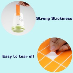 3″ x 1″ Colored Label Stickers, 840 Pcs in 14 Colors Rectangle Labels