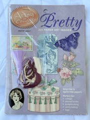 Artsy Collage 220 Paper Art Images, PRETTY Themed, HOTP 4307, Collage Kit