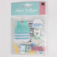 Jolee’s Boutique Baby Boy Bottle Clothes Comb Scrapbooking Stickers