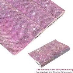 Creative Bling Rhinestone Sheet 9.4×7.9 – 12000 High-Density Decals for Women