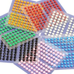 Self Adhesive Acrylic Rhinestones Stick On Plastic Face Gems Crafts 250-500pcs