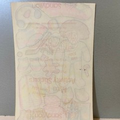 Vintage Sandylion Stickers Dress A Rag-A-Muffin Activity Sheet