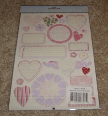 Daisy D’s Cardstock Diecuts Double Fold Out ~ Valentine Maybe Baby Collection