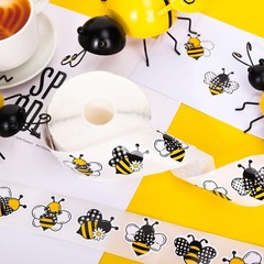 1000Pcs Bee Stickers for Kids Summer Plaid Bumble Bee Stickers World Bee Day …