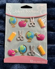 Scrapbooking Stickers, School, Sports, Travel, Summer Lot of 7 K & Company, More