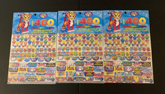 Lot of 3 Lisa Frank Over 400 Reward & Motivational Stickers P7566