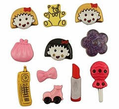 Buttons Galore 50+ Assorted Children Child Theme Buttons for Sewing & Crafts