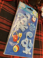 VTG 2004 Nickelodeon Viacom Blues Clues Stickers NEW Sandylion Shovel Pale NOS