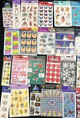Bundle of vintage stickers- New in package