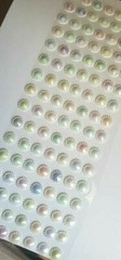 CraftbuddyUS CB111 -112 pcs x 10mm Aurora Borealis Beaded Gems, Color – AB White