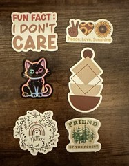 Lot of 15 Positive Affirmation Stickers Smile Happy Mental Health Matters