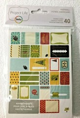 Project Life FOOTBALL Themed Cards 40 Total NEW SEALED Becky Higgins