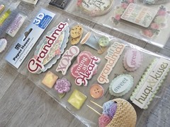 Sticker Lot – Family Tree Grandma Scrapbooking 3D Stickers Jolee’s + RARE #21