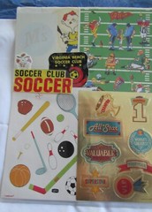 SPORTS & HALOGRAM STICKERS VINTAGE VARIOUS BRANDS MULTIPLE SHEETS